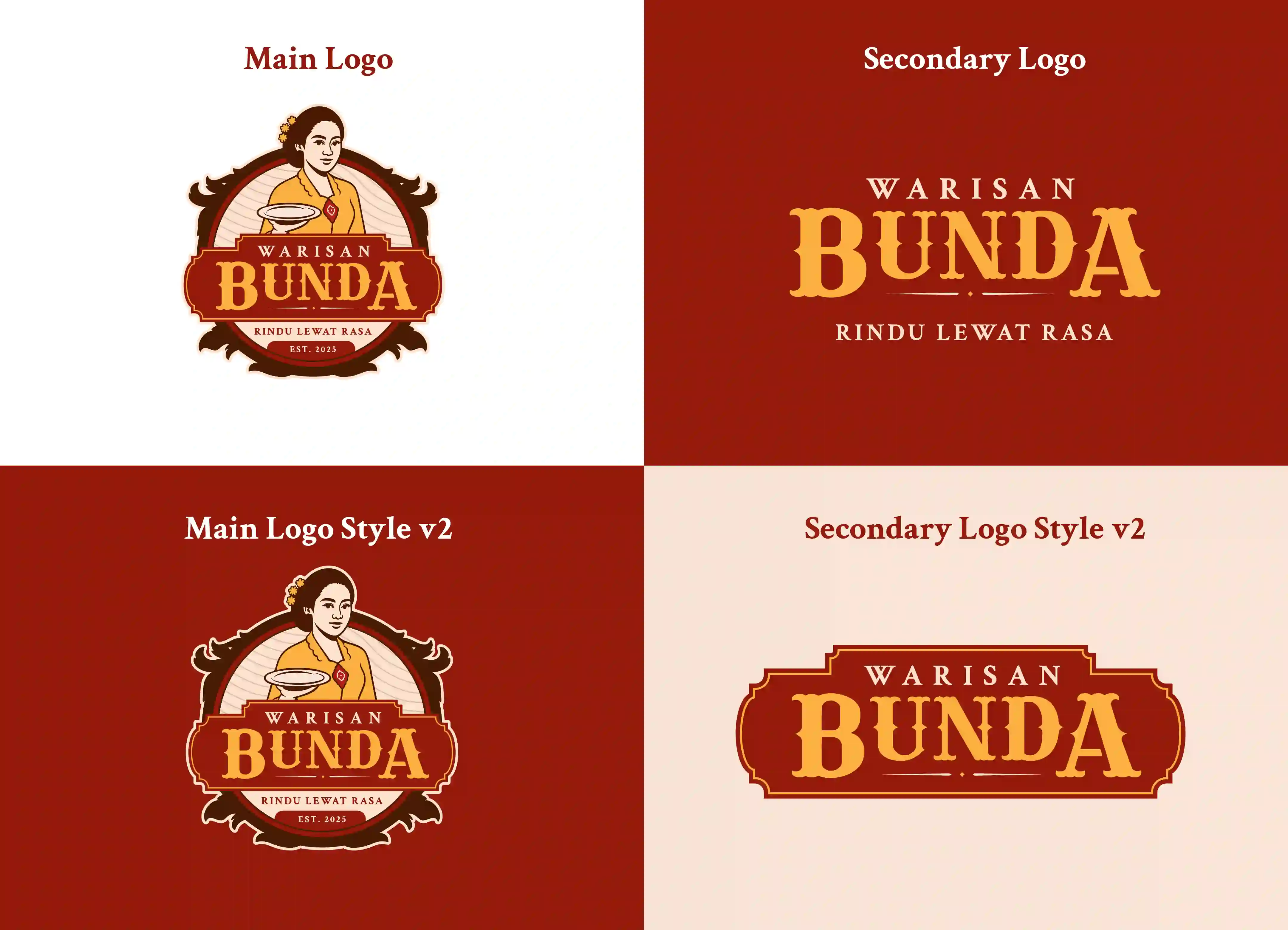 Warisan Bunda — Traditional Culinary Branding