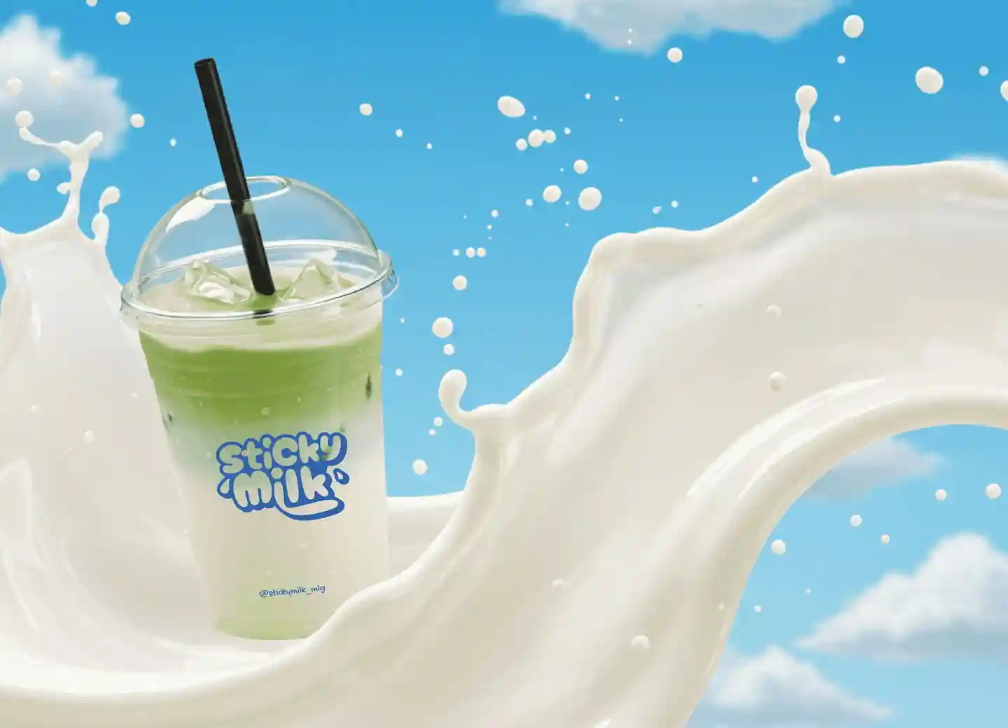 Sticky Milk | Milk Drink Branding
