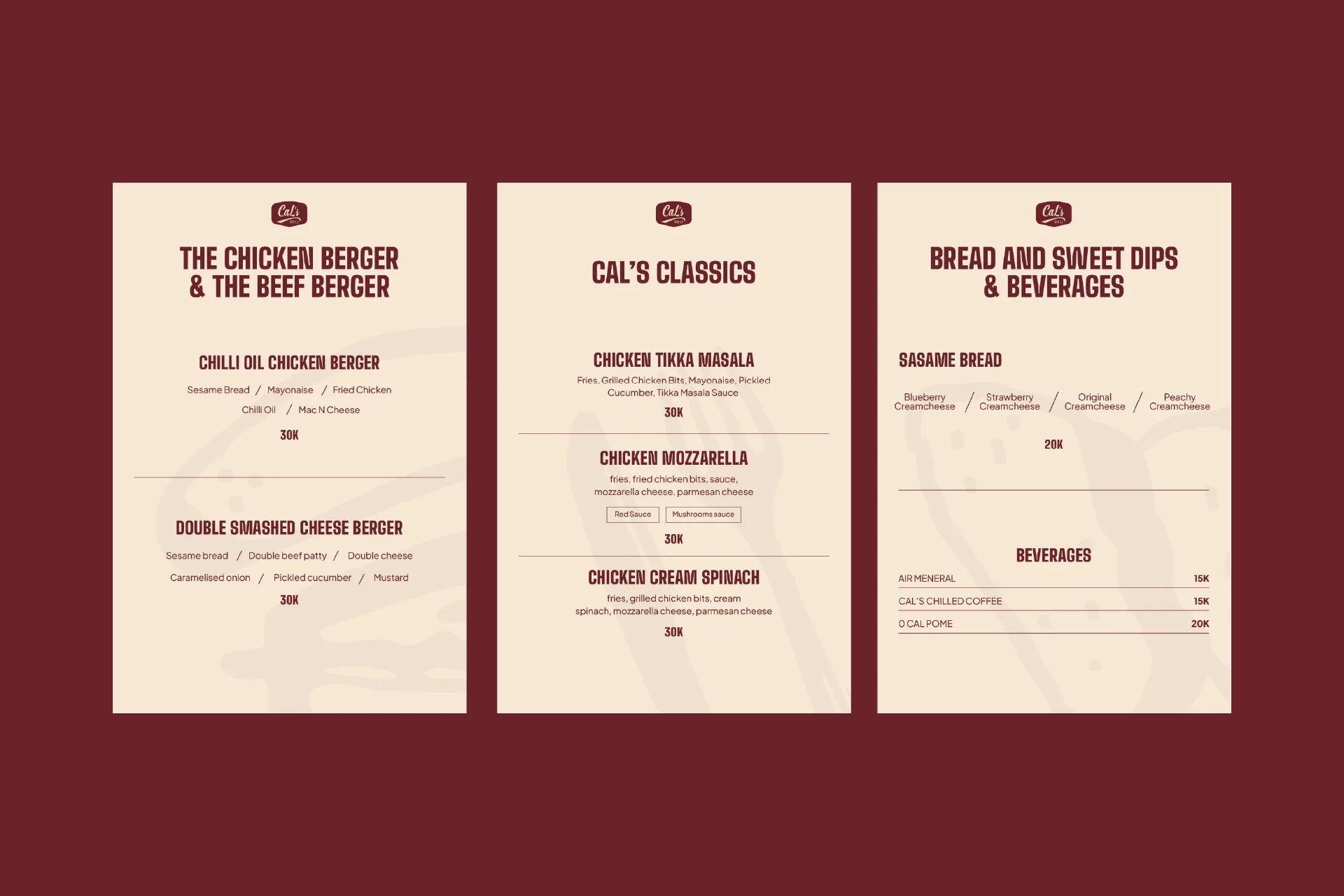 Cal’s Deli Brand Identity
